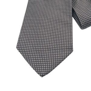 Daniel Craig Italian Silk Tie Mens 59” Gray Geometric Designer Classic Wide New